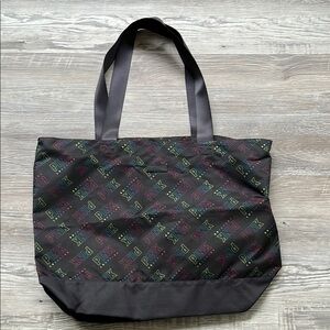 Victoria's Secret PINK Logo Tote - Black and Multicolor
